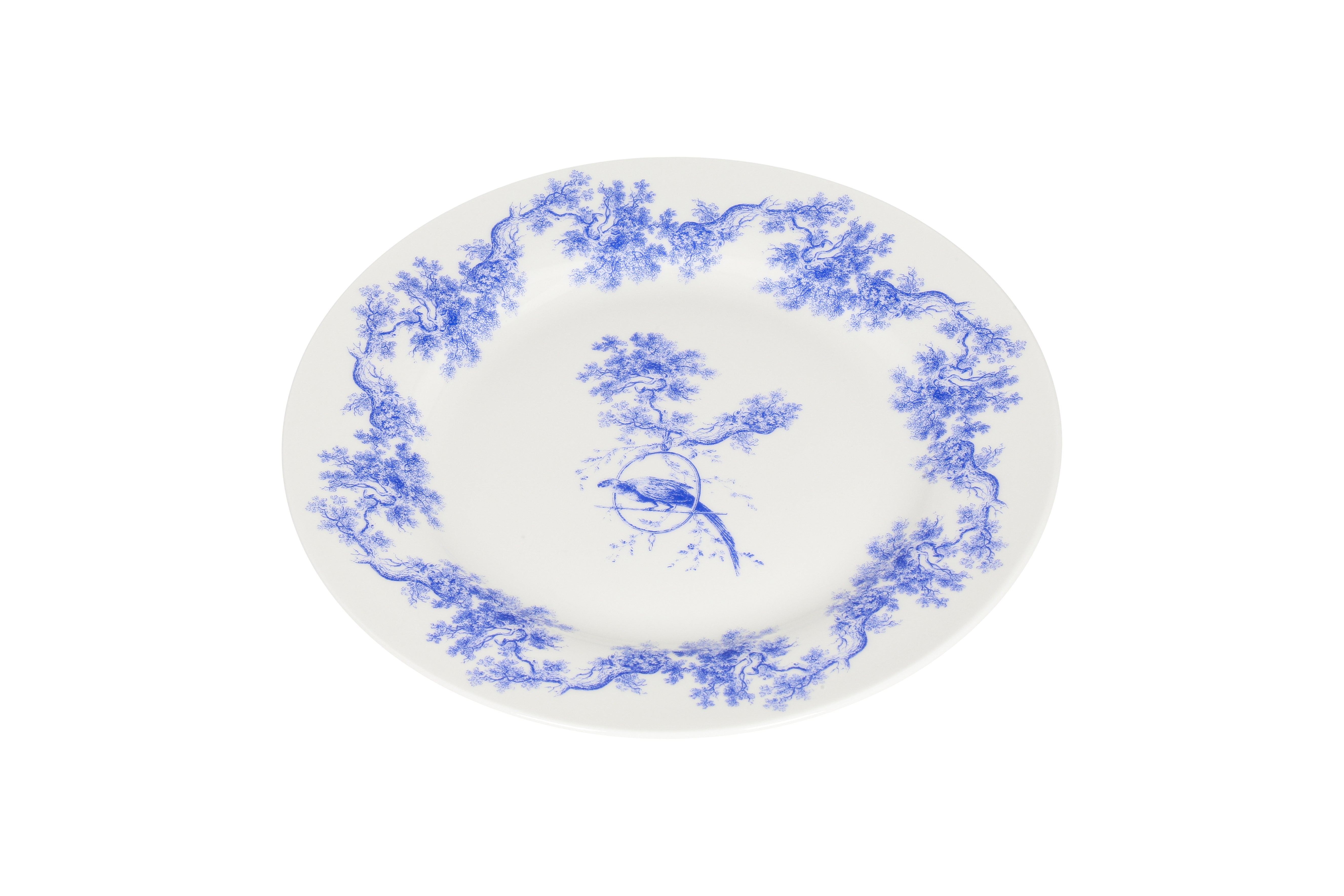 Toile De Jouy Side plate ''Castlebird'' - House of Castlebird Rose